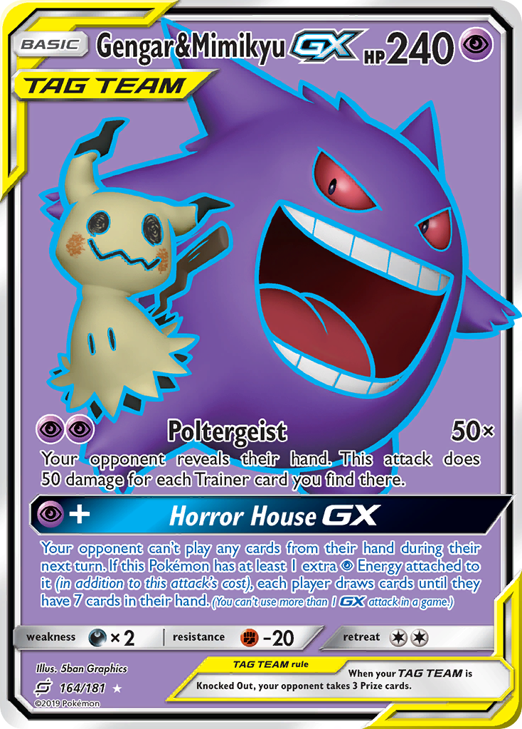 Gengar & Mimikyu-GX - Team Up SET-164