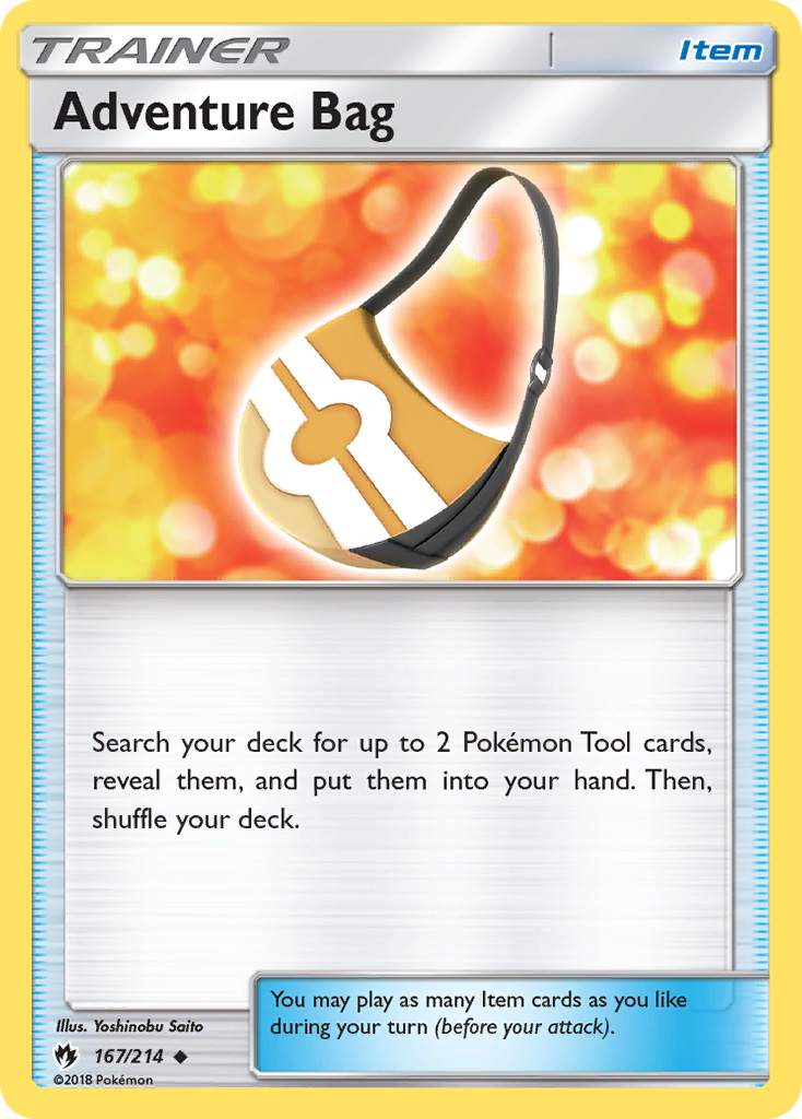 Adventure Bag (Lost Thunder SET) (Trainer) (Item) (Uncommon) (PKM Lost Thunder SET-76)