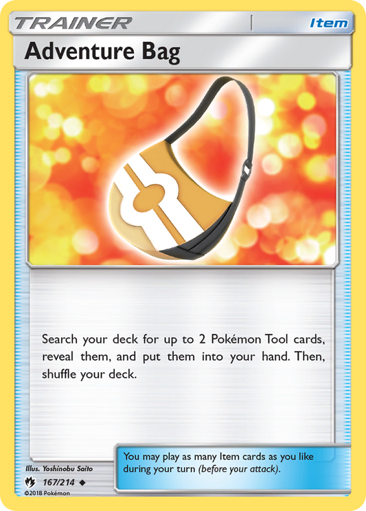 Adventure Bag (Lost Thunder SET) (Trainer) (Item) (Uncommon) (PKM Lost Thunder SET-76)