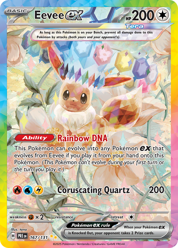 Eevee EX - Prismatic Evolutions SET-167