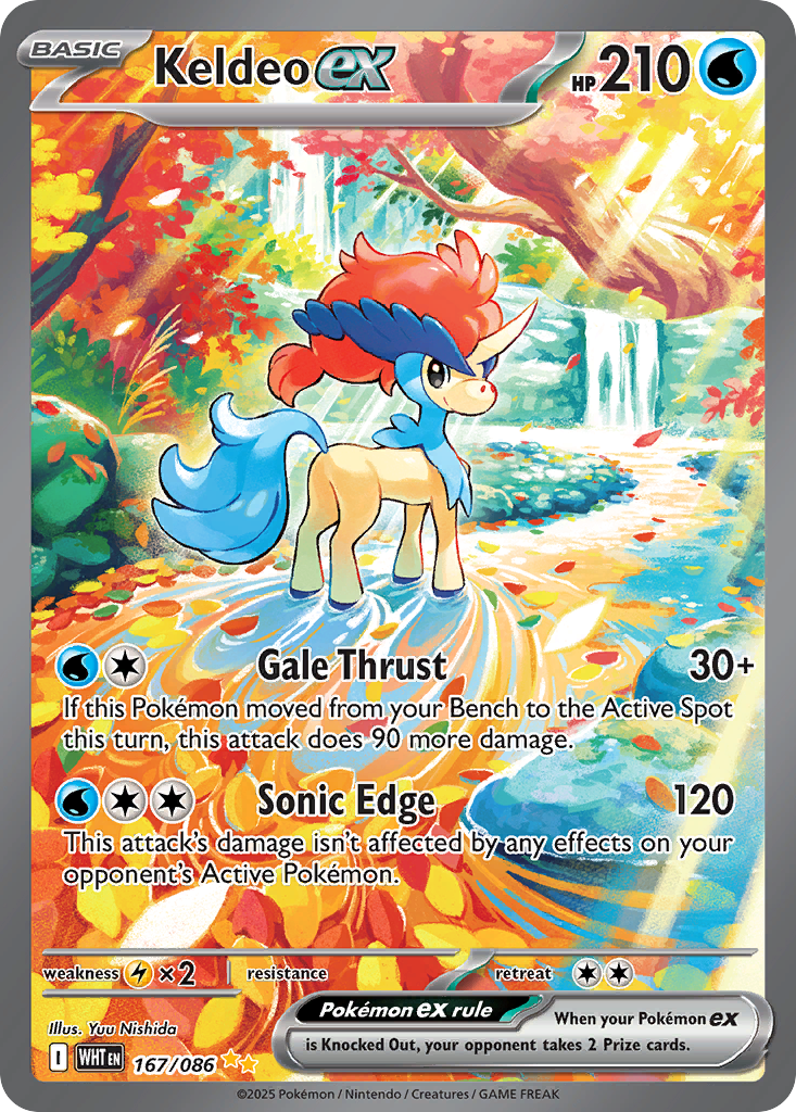 Keldeo EX - White Flare SET-167