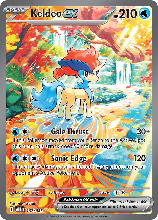 Keldeo EX - White Flare SET-167