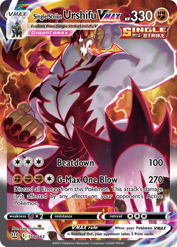 Single Strike Urshifu VMAX - Battle Styles SET-168