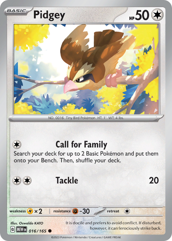 Pidgey - 151 SET-16