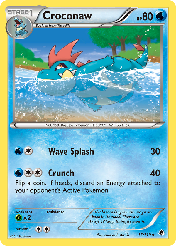 Croconaw - Phantom Forces SET-16