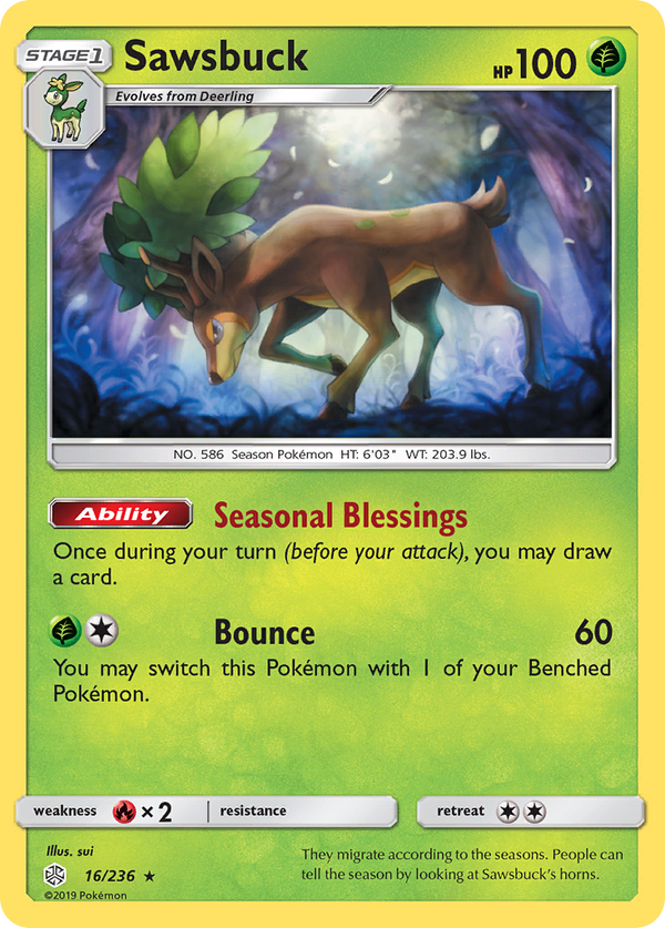 Sawsbuck - Cosmic Eclipse SET-16