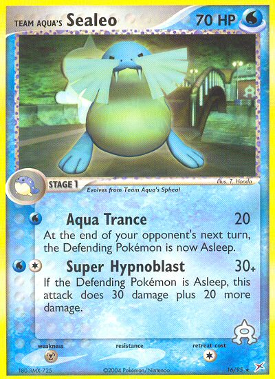 Team Aqua's Sealeo - Team Magma vs Team Aqua SET-16