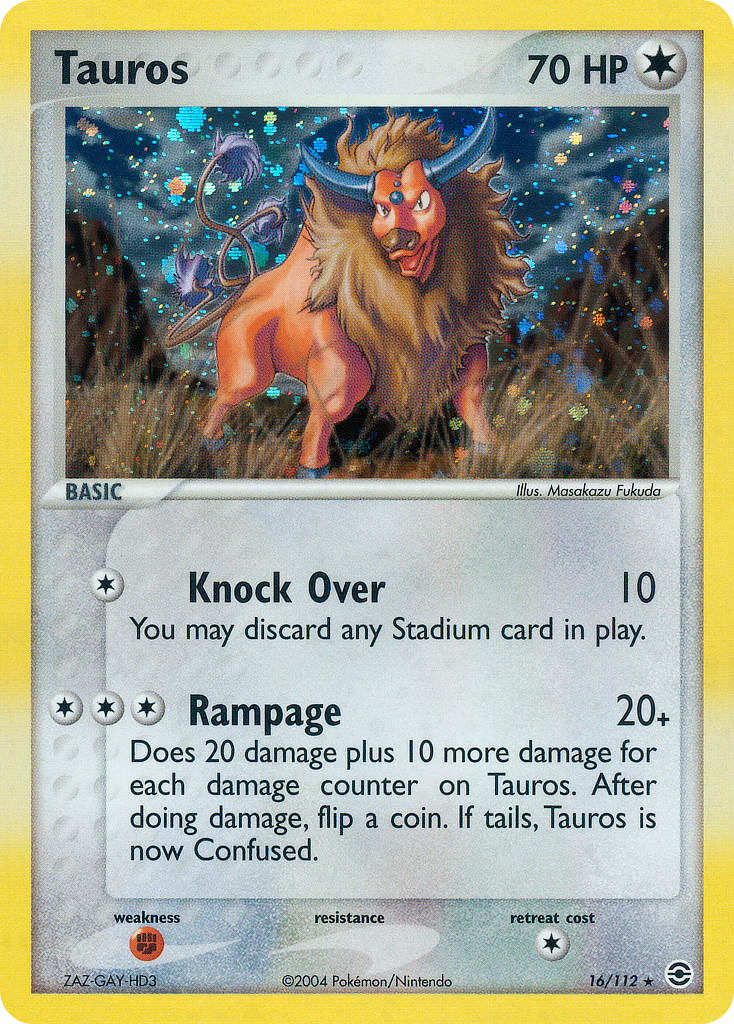 Tauros - FireRed & LeafGreen SET-16