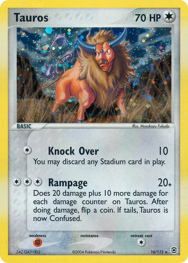 Tauros - FireRed & LeafGreen SET-16