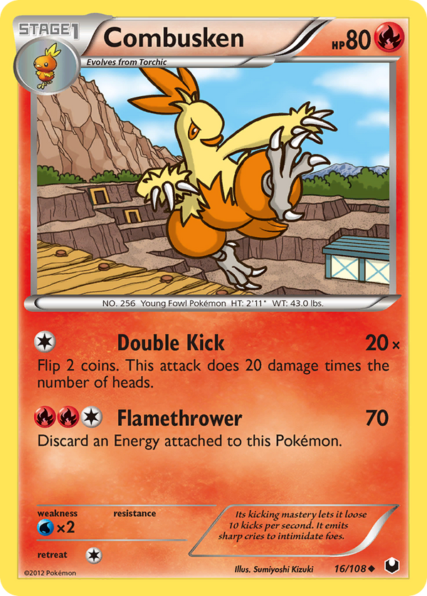 Combusken - Dark Explorers SET-16