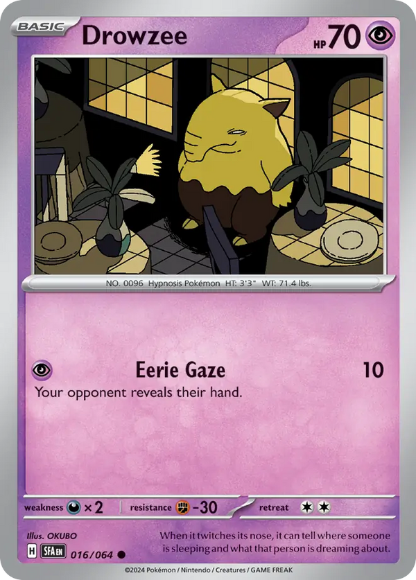 Drowzee - Shrouded Fable SET-16
