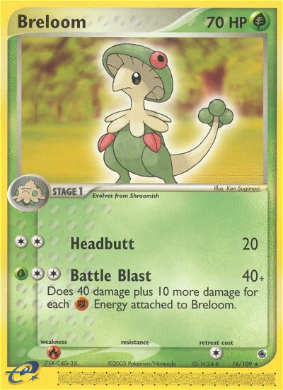 Breloom - Ruby & Sapphire SET-16