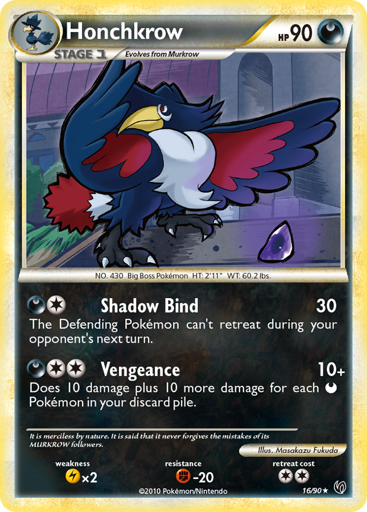 Honchkrow - HS Undaunted SET-16
