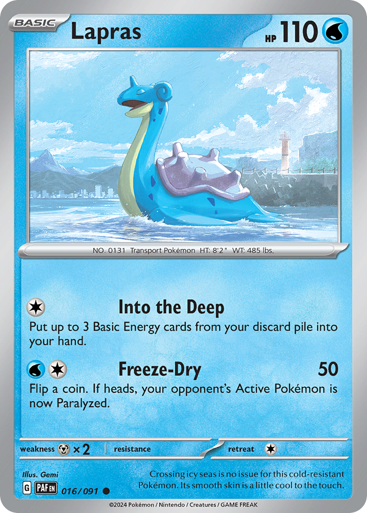 Lapras - Paldean Fates SET-16