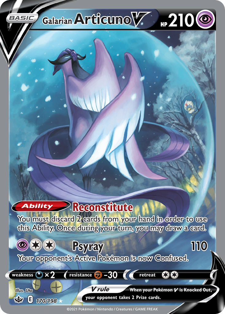 Galarian Articuno V - Chilling Reign SET-170
