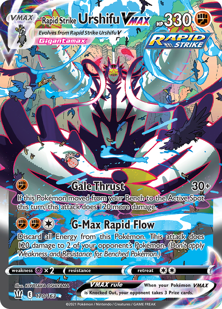 Rapid Strike Urshifu VMAX - Battle Styles SET-170