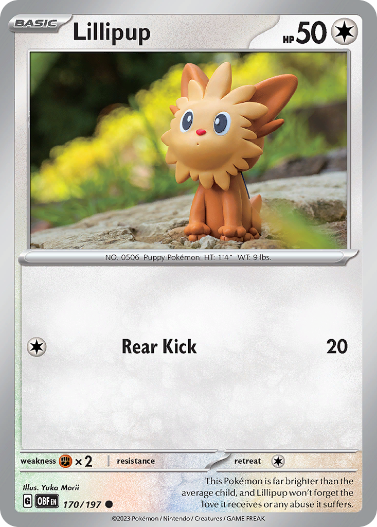 Lillipup - Obsidian Flames SET-170