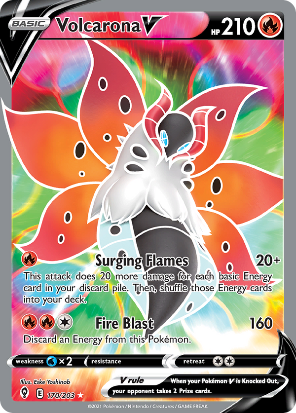Volcarona V - Evolving Skies SET-170