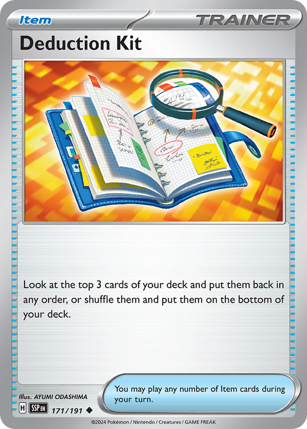Deduction Kit - Surging Sparks SET-171