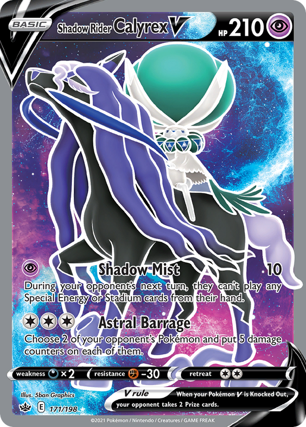 Shadow Rider Calyrex V - Chilling Reign SET-171