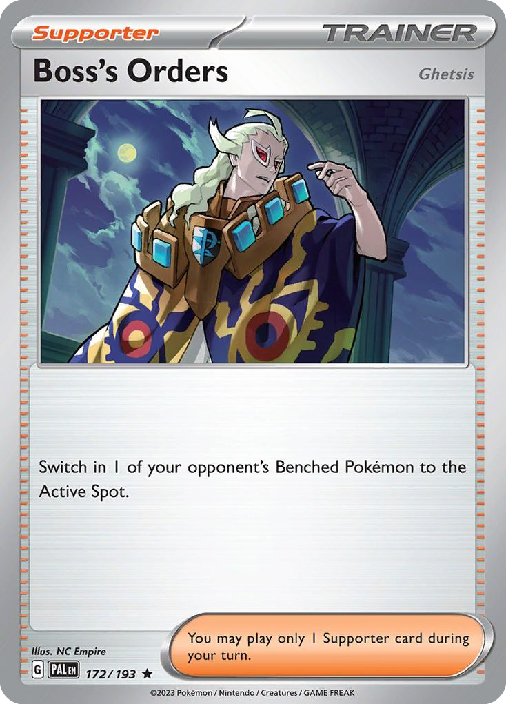 Boss's Orders (Ghetsis) - Paldea Evolved SET-172