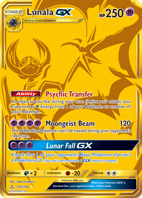 Lunala-GX - Ultra Prism SET-172