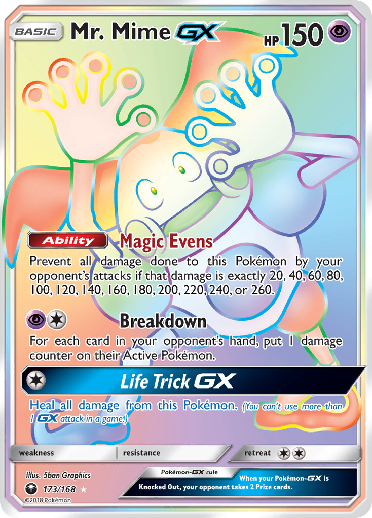 Mr. Mime-GX - Celestial Storm SET-173