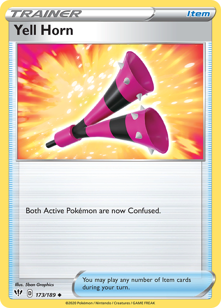 Yell Horn (Darkness Ablaze SET) (Trainer) (Item) (Uncommon) (PKM Darkness Ablaze SET-83)