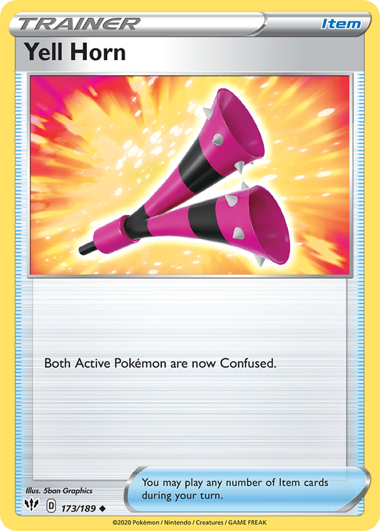 Yell Horn (Darkness Ablaze SET) (Trainer) (Item) (Uncommon) (PKM Darkness Ablaze SET-83)