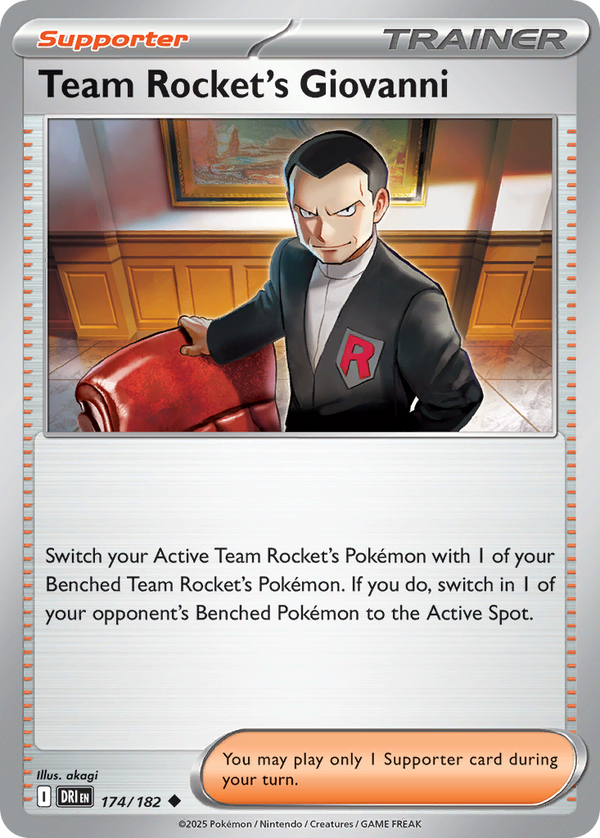 Team Rocket's Giovanni - Destined Rivals SET-174