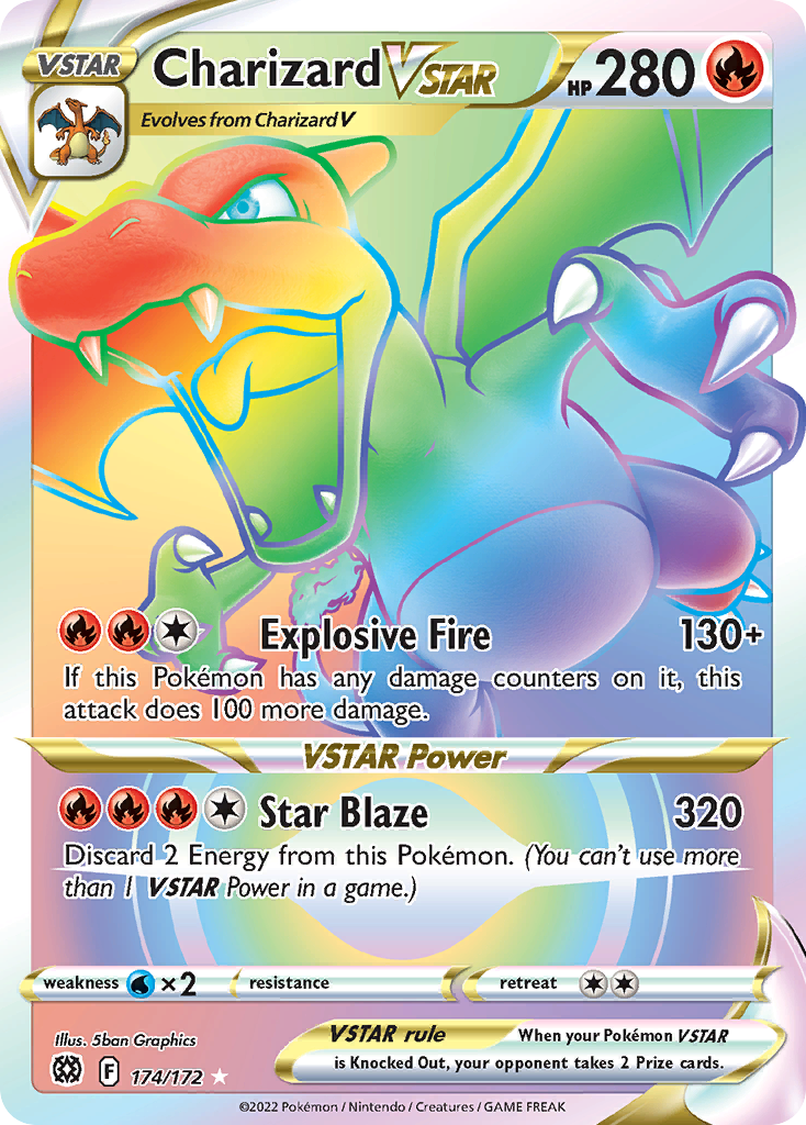 Charizard VSTAR - Brilliant Stars SET-174