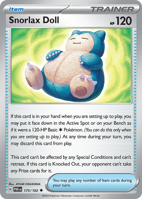Snorlax Doll - Paradox Rift SET-175