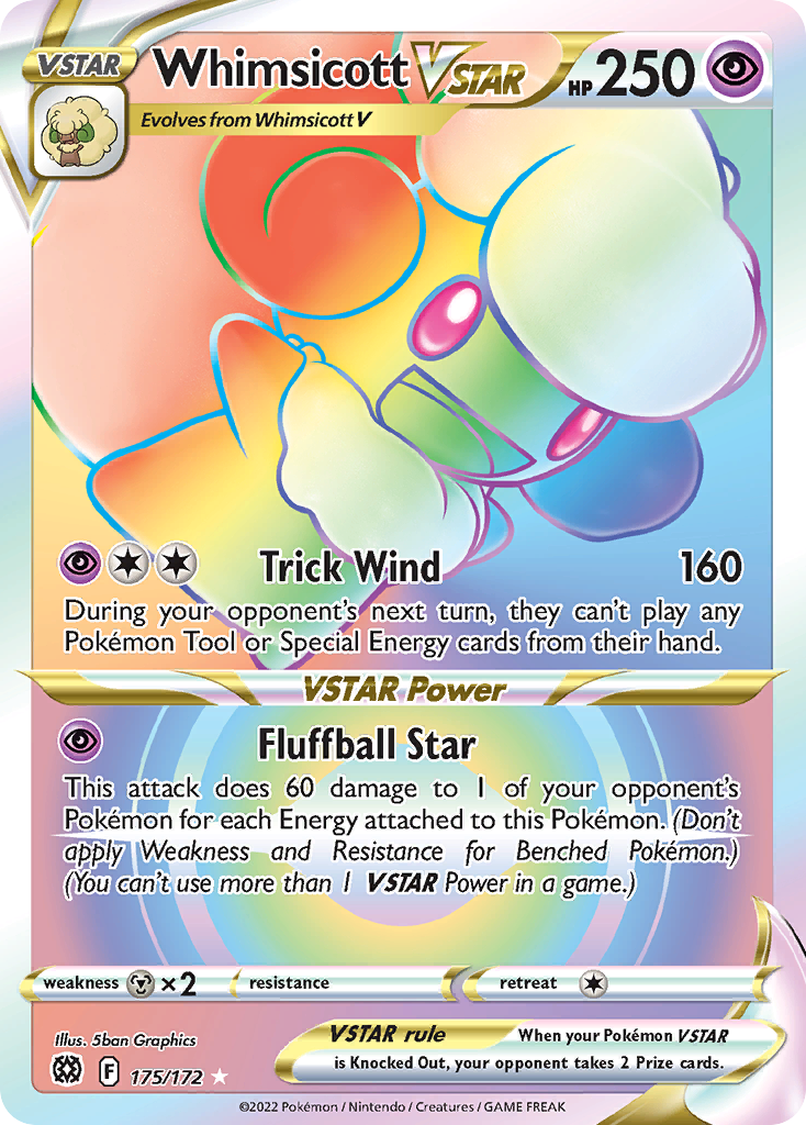 Whimsicott VSTAR - Brilliant Stars SET-175