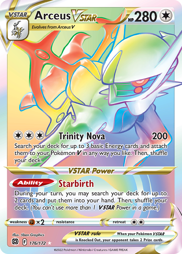 Arceus VSTAR - Brilliant Stars SET-176