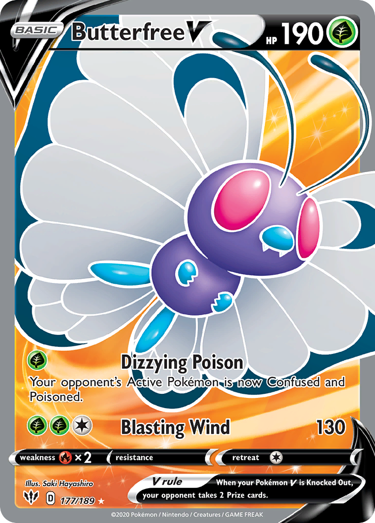 Butterfree V - Darkness Ablaze SET-177