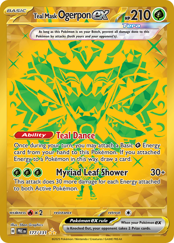 Teal Mask Ogerpon EX - Prismatic Evolutions SET-177