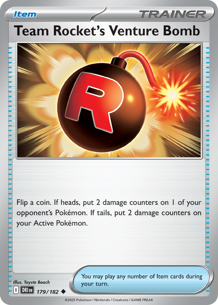 Team Rocket's Venture Bomb - Destined Rivals SET-179