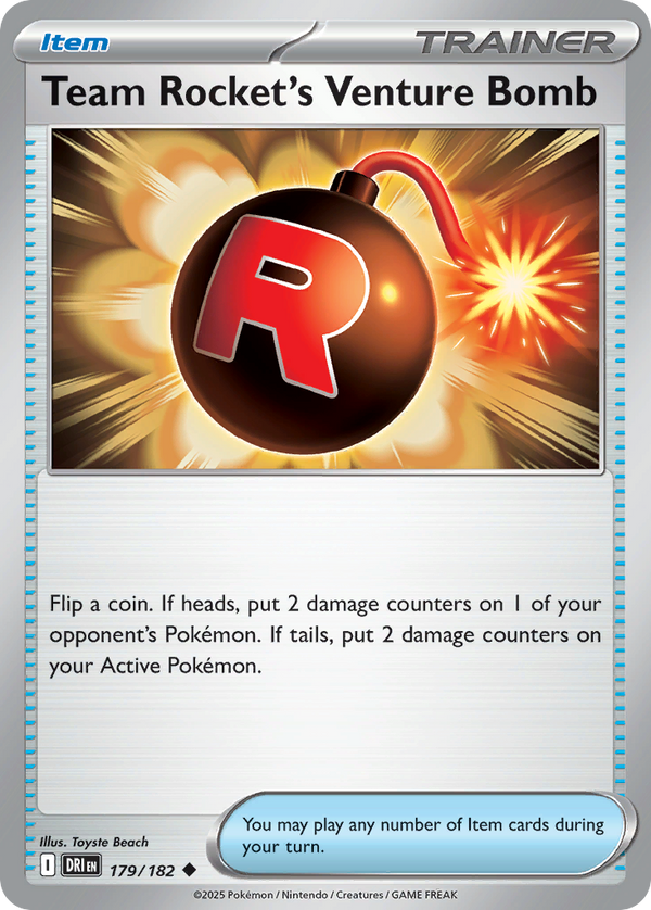 Team Rocket's Venture Bomb - Destined Rivals SET-179