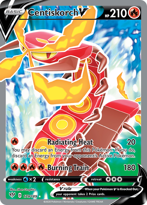 Centiskorch V - Darkness Ablaze SET-179