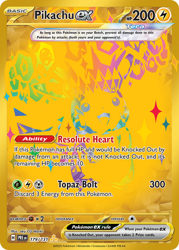 Pikachu EX - Prismatic Evolutions SET-179