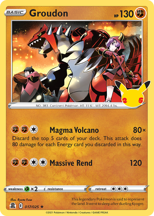 Groudon - Celebrations SET-17