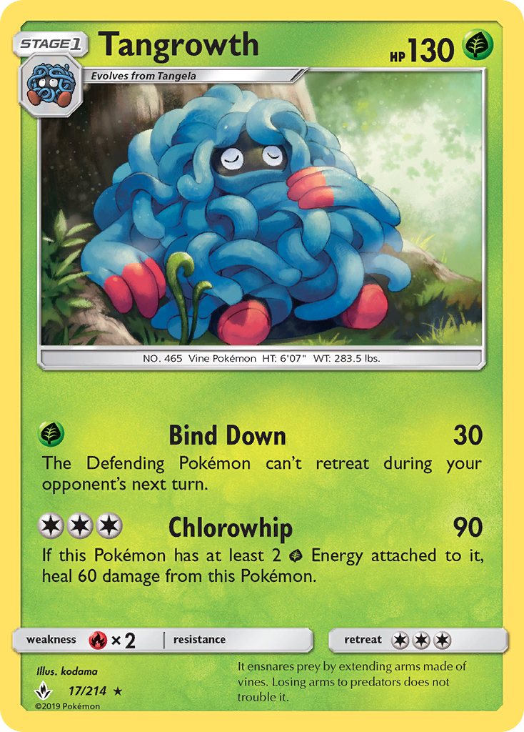 Tangrowth - Unbroken Bonds SET-17