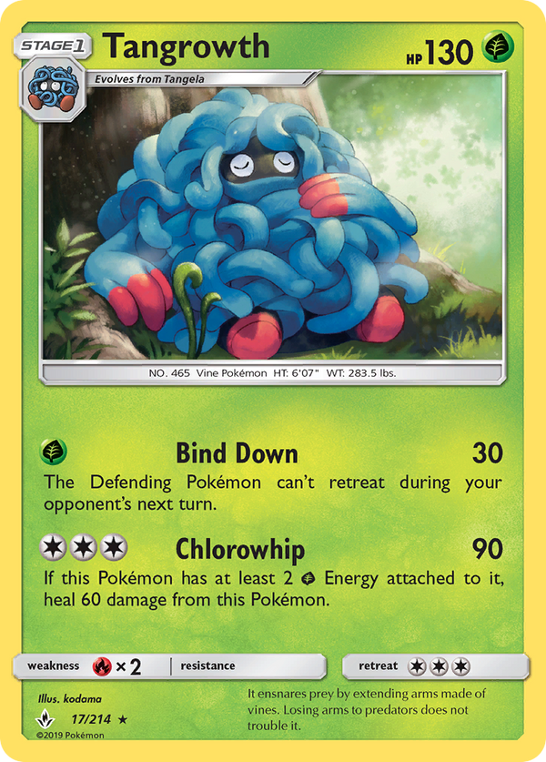Tangrowth - Unbroken Bonds SET-17