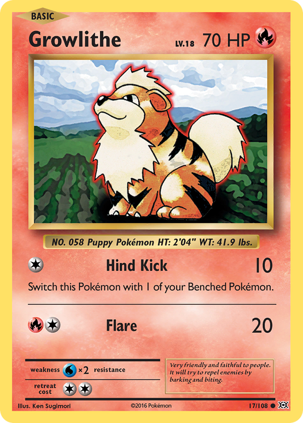 Growlithe - Evolutions SET-17