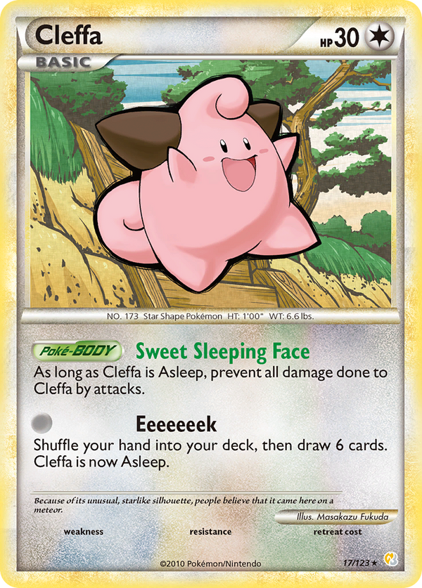 Cleffa - HeartGold & SoulSilver SET-17