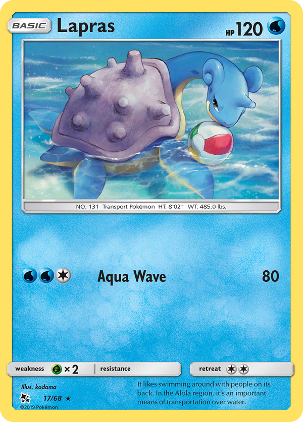 Lapras - Hidden Fates SET-17