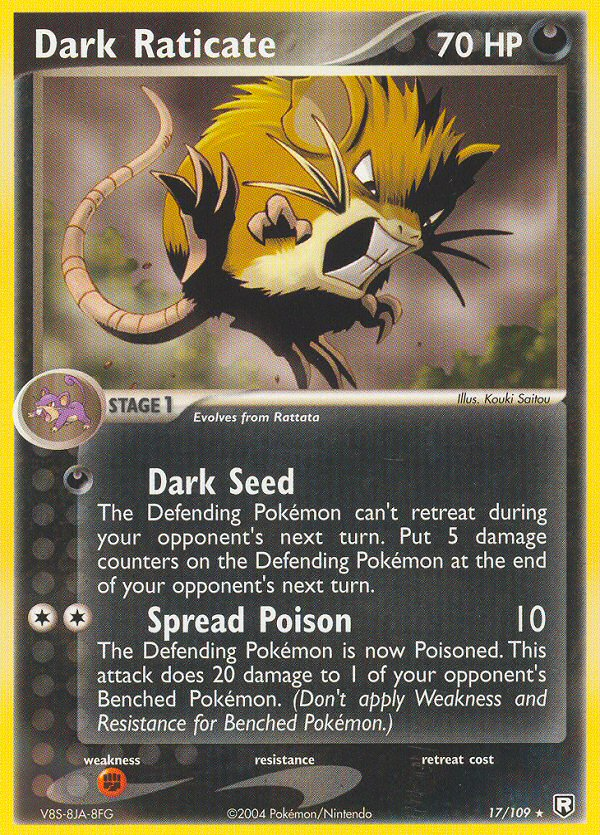 Dark Raticate - Team Rocket Returns SET-17