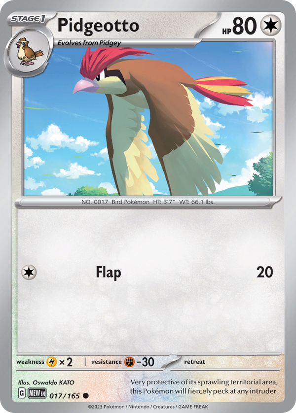 Pidgeotto - 151 SET-17