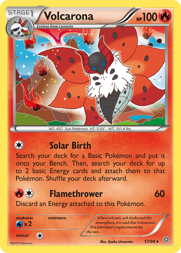 Volcarona - Ancient Origins SET-17
