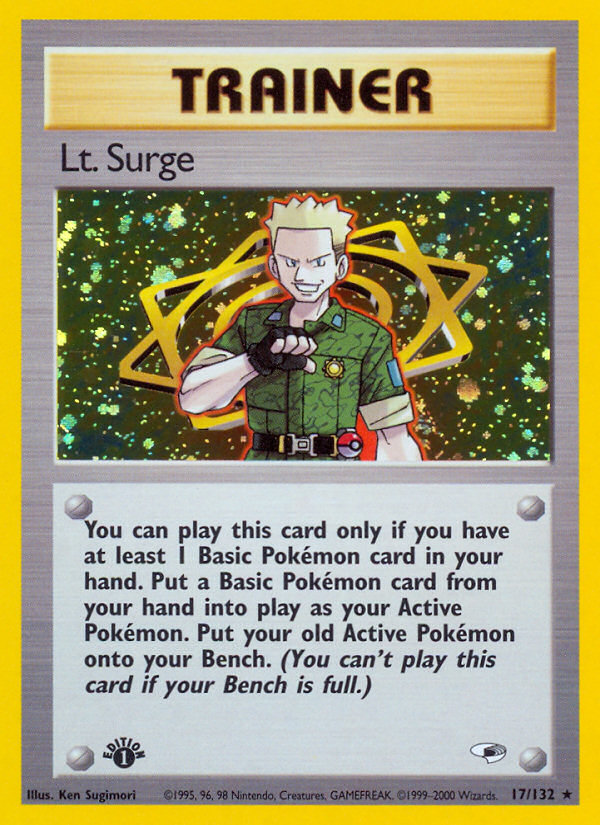Lt. Surge - Gym Heroes SET-17
